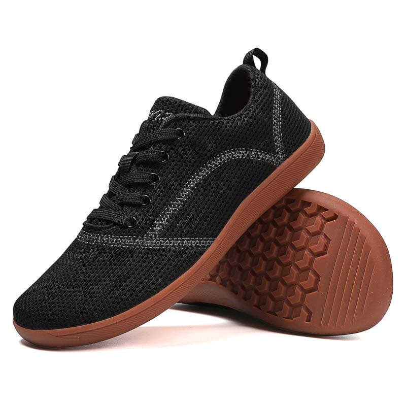 Barfußschuhe Mit Breiter Spitze, Fliegende, Gewebte Freizeitschuhe Mit Weicher Sohle, Wanderschuhe (Unisex)