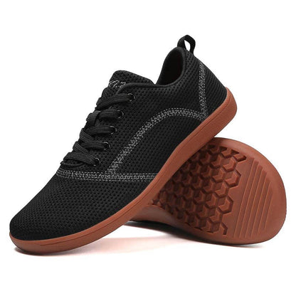 Barfußschuhe Mit Breiter Spitze, Fliegende, Gewebte Freizeitschuhe Mit Weicher Sohle, Wanderschuhe (Unisex)