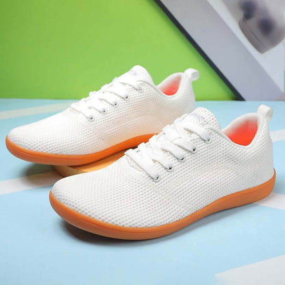 Barfußschuhe Mit Breiter Spitze, Fliegende, Gewebte Freizeitschuhe Mit Weicher Sohle, Wanderschuhe (Unisex)