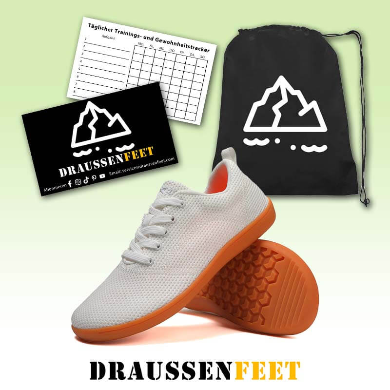 Barfußschuhe Mit Breiter Spitze, Fliegende, Gewebte Freizeitschuhe Mit Weicher Sohle, Wanderschuhe (Unisex)