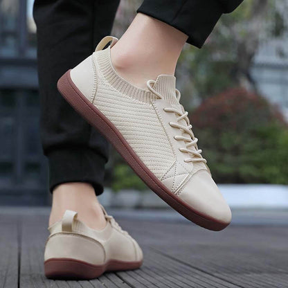 Weite Zehenpartie, Große Größe, Bequeme Sportschuhe, Outdoor-Freizeit, Fliegende, Gewebte, Leichte Barfußschuhe Mit Breitem Leisten (Unisex)