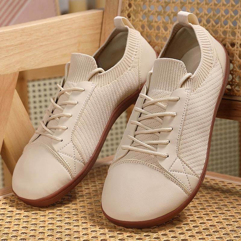 Weite Zehenpartie, Große Größe, Bequeme Sportschuhe, Outdoor-Freizeit, Fliegende, Gewebte, Leichte Barfußschuhe Mit Breitem Leisten (Unisex)