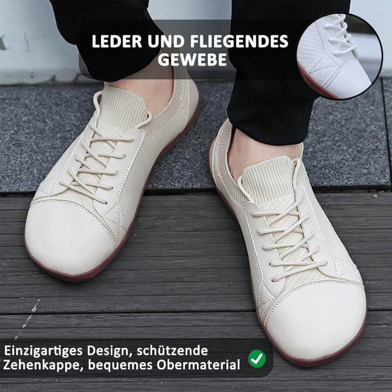Weite Zehenpartie, Große Größe, Bequeme Sportschuhe, Outdoor-Freizeit, Fliegende, Gewebte, Leichte Barfußschuhe Mit Breitem Leisten (Unisex)