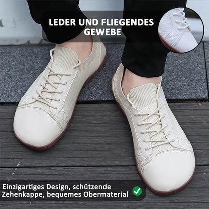 Weite Zehenpartie, Große Größe, Bequeme Sportschuhe, Outdoor-Freizeit, Fliegende, Gewebte, Leichte Barfußschuhe Mit Breitem Leisten (Unisex)