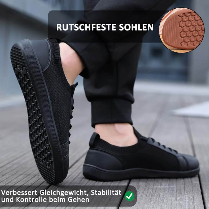 Weite Zehenpartie, Große Größe, Bequeme Sportschuhe, Outdoor-Freizeit, Fliegende, Gewebte, Leichte Barfußschuhe Mit Breitem Leisten (Unisex)