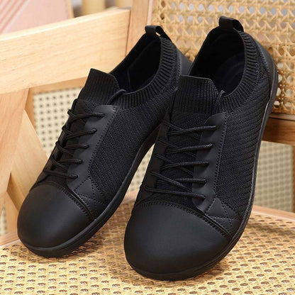 Weite Zehenpartie, Große Größe, Bequeme Sportschuhe, Outdoor-Freizeit, Fliegende, Gewebte, Leichte Barfußschuhe Mit Breitem Leisten (Unisex)