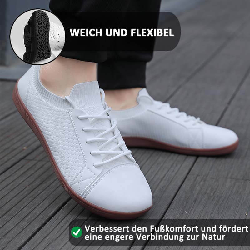 Weite Zehenpartie, Große Größe, Bequeme Sportschuhe, Outdoor-Freizeit, Fliegende, Gewebte, Leichte Barfußschuhe Mit Breitem Leisten (Unisex)