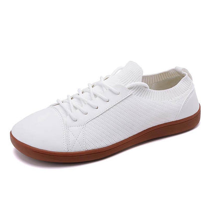Weite Zehenpartie, Große Größe, Bequeme Sportschuhe, Outdoor-Freizeit, Fliegende, Gewebte, Leichte Barfußschuhe Mit Breitem Leisten (Unisex)