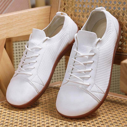 Weite Zehenpartie, Große Größe, Bequeme Sportschuhe, Outdoor-Freizeit, Fliegende, Gewebte, Leichte Barfußschuhe Mit Breitem Leisten (Unisex)