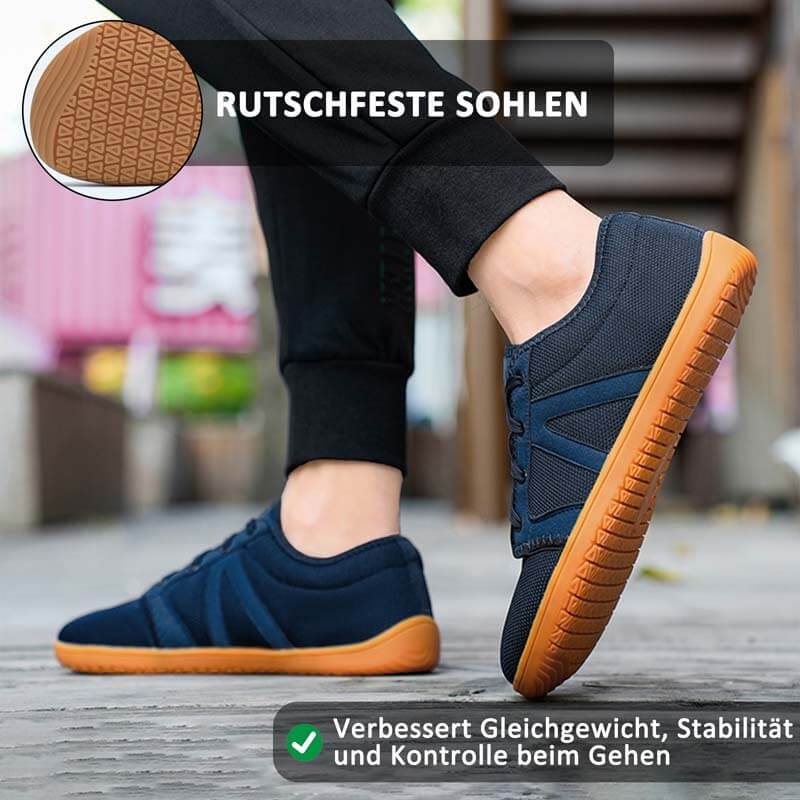 Laufschuhe Mit Breiter Zehenpartie, Sportschuhe Mit Weicher Sohle, Barfußschuhe, Freizeitschuhe, Fliegenschuhe, Gewebtes, Atmungsaktives Mesh, Wanderschuhe (Unisex)