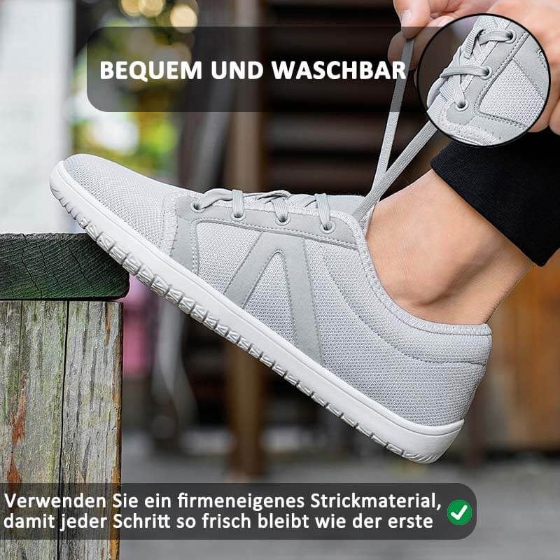 Laufschuhe Mit Breiter Zehenpartie, Sportschuhe Mit Weicher Sohle, Barfußschuhe, Freizeitschuhe, Fliegenschuhe, Gewebtes, Atmungsaktives Mesh, Wanderschuhe (Unisex)