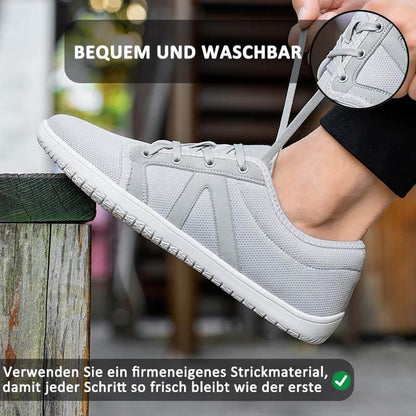 Laufschuhe Mit Breiter Zehenpartie, Sportschuhe Mit Weicher Sohle, Barfußschuhe, Freizeitschuhe, Fliegenschuhe, Gewebtes, Atmungsaktives Mesh, Wanderschuhe (Unisex)