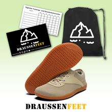 Lade das Bild in den Galerie-Viewer, draussenfeet minimalistische barfussschuhe 31546 beige
