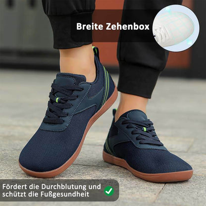 Barfußschuhe Minimalistische Lässige, Bequeme Laufschuhe, Atmungsaktiv, Weiche Sohle, Fliegende, Gewebte Sportschuhe Für Plattfüße (Unisex)