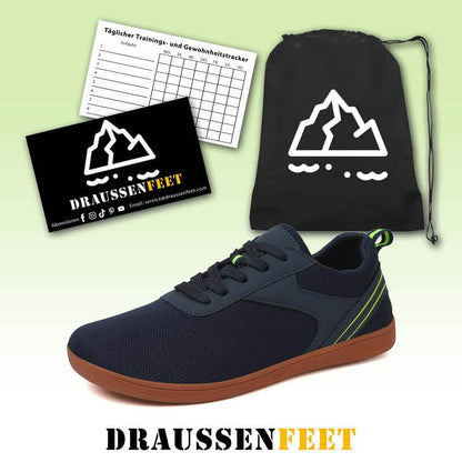 Barfußschuhe Minimalistische Lässige, Bequeme Laufschuhe, Atmungsaktiv, Weiche Sohle, Fliegende, Gewebte Sportschuhe Für Plattfüße (Unisex)