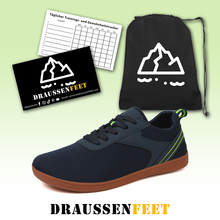 Lade das Bild in den Galerie-Viewer, draussenfeet minimalistische barfussschuhe 31547 blau
