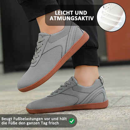 Barfußschuhe Minimalistische Lässige, Bequeme Laufschuhe, Atmungsaktiv, Weiche Sohle, Fliegende, Gewebte Sportschuhe Für Plattfüße (Unisex)