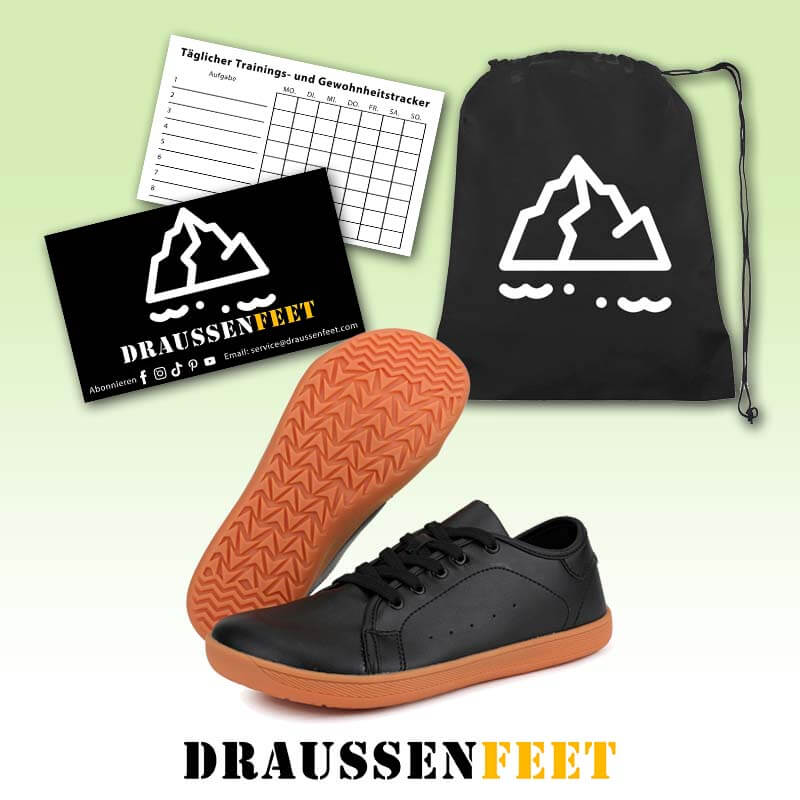 Barfußschuhe Mit Breiter Zehenpartie, Bequeme, Weiche Sohle, Atmungsaktiv, Lässiges Wanderschuhwerk (Unisex)