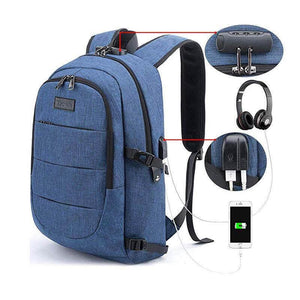 Diebstahlsicherer wasserdichter Business-Computerrucksack mit großer Kapazität