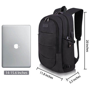Diebstahlsicherer wasserdichter Business-Computerrucksack mit großer Kapazität
