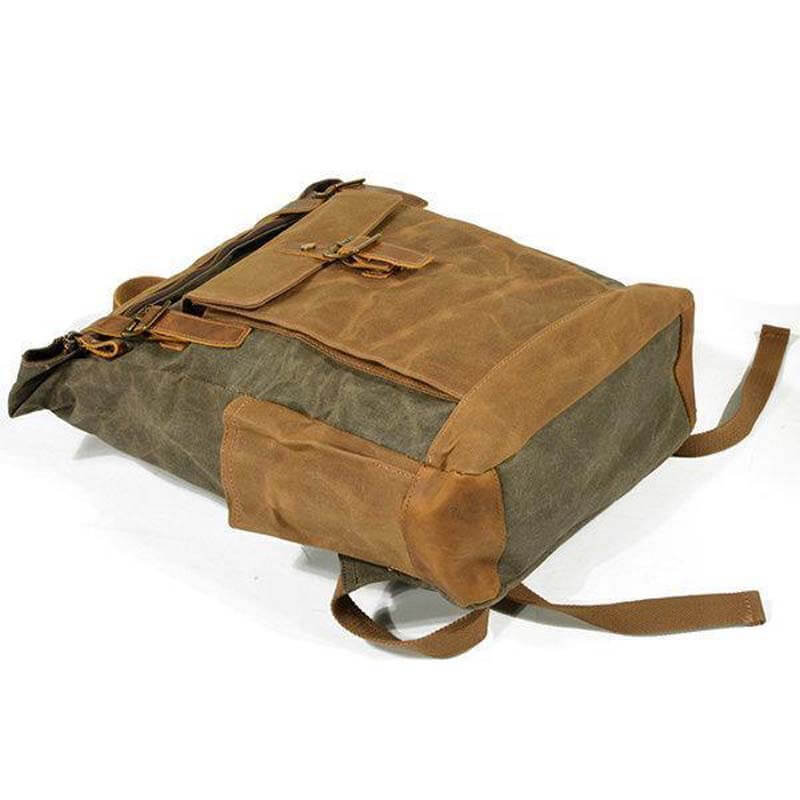 Männer Weinlese-Segeltuch-beiläufiger Spielraum-große Kapazitäts-wasserdichter Pendler-Beutel-Rucksack