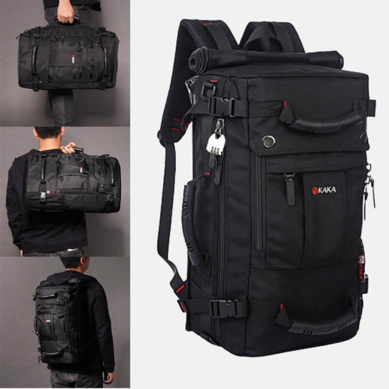 Männer Multi-Carry Large Capacity Travel Outdoor Multifunktions-15,6-Zoll-Laptoptasche Travel Bag Backpack