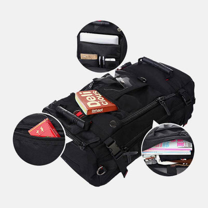 Männer Multi-Carry Large Capacity Travel Outdoor Multifunktions-15,6-Zoll-Laptoptasche Travel Bag Backpack