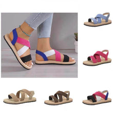 Lade das Bild in den Galerie-Viewer, Damen Sommer Leichte Weiche Flache Strandsandalen
