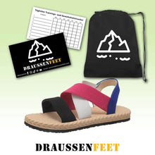 Lade das Bild in den Galerie-Viewer, Damen Sommer Leichte Weiche Flache Strandsandalen
