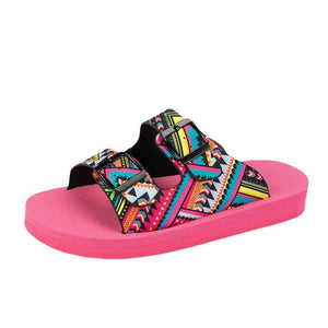 draussenfeet sandalen mit gurtelschnalle 31560 rote farbe
