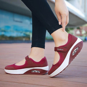 Women Summer Breathable Mesh Fitness Sneaker plateau sneakers