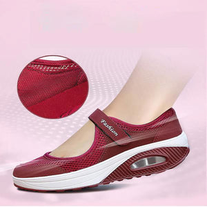 Women Summer Breathable Mesh Fitness Sneaker plateau sneakers