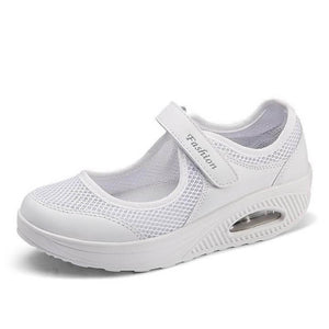 Women Summer Breathable Mesh Fitness Sneaker plateau sneakers