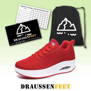 draussenfeet strickschuhe 140281 rot