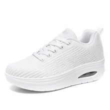 Lade das Bild in den Galerie-Viewer, Frauen Outdoor Walking Atmungsaktiv Gestrickte Wearable Sole Sneakers
