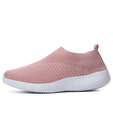 Lade das Bild in den Galerie-Viewer, draussenfeet strickschuhe 31536 rosa
