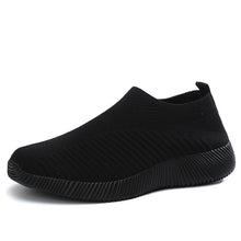 Lade das Bild in den Galerie-Viewer, draussenfeet strickschuhe 31536 schwarz
