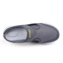 Lade das Bild in den Galerie-Viewer, Lässige Damen Herren Slip-on Sandalen mit dicker Sohle Mesh Halbschuhe Schuhe (Unisex)
