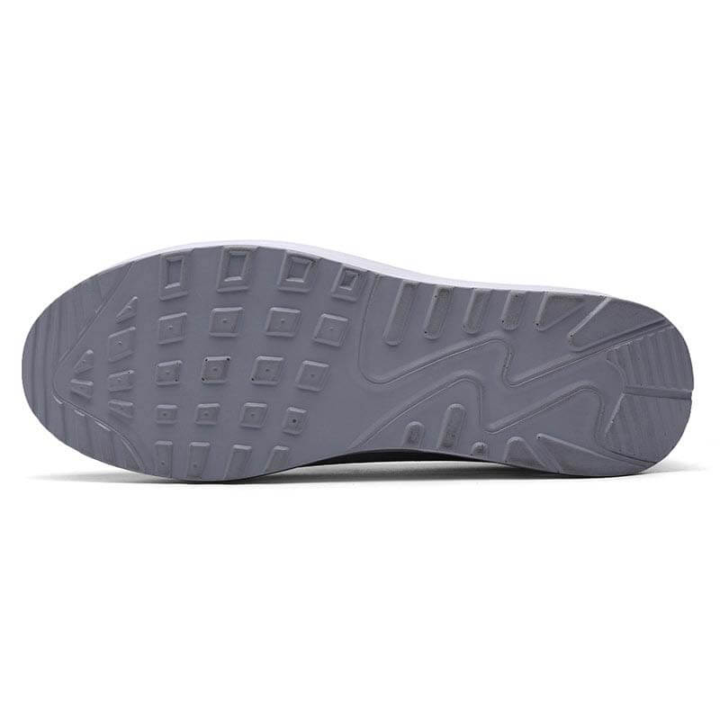 Damen Slip-on Dicksohlen Höhenverstärkende Luftkissen Sportschuhe Flying Knit Atmungsaktive Freizeitschuhe