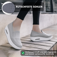 Lade das Bild in den Galerie-Viewer, draussenfeet strickschuhe 31538 grau
