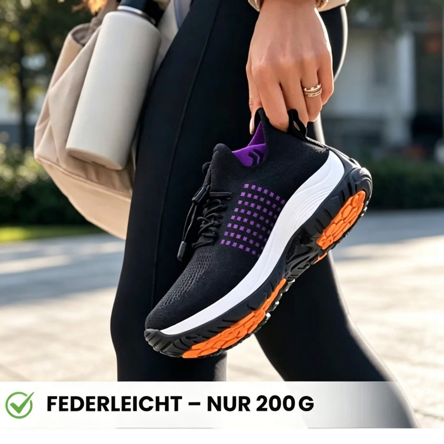 Damen Socken Schuhe Casual Flying Woven Schnürschuhe Dickbesohlte Sportschuhe Outdoor
