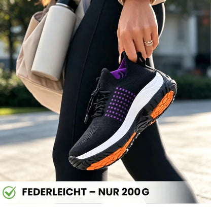 Damen Socken Schuhe Casual Flying Woven Schnürschuhe Dickbesohlte Sportschuhe Outdoor