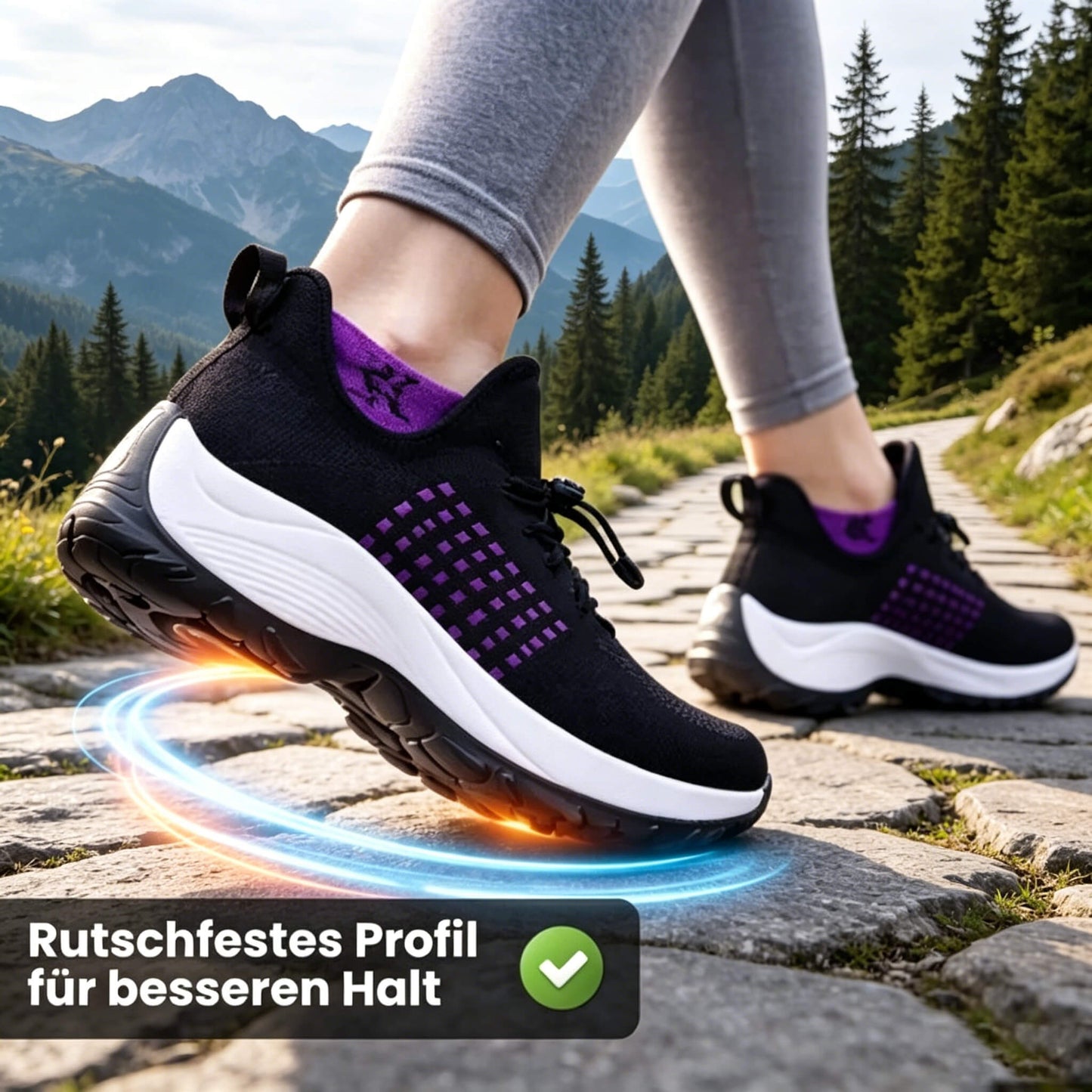 Damen Socken Schuhe Casual Flying Woven Schnürschuhe Dickbesohlte Sportschuhe Outdoor