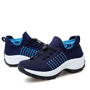 draussenfeet strickschuhe 31539 dunkelblau