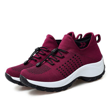 Lade das Bild in den Galerie-Viewer, draussenfeet strickschuhe 31539 rot
