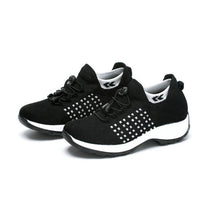 Lade das Bild in den Galerie-Viewer, draussenfeet strickschuhe 31539 schwarz und weiss

