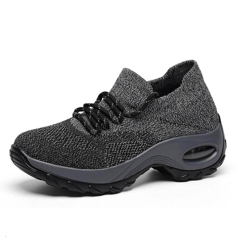 Damen Sportschuhe Mit Fliegenden Stricksocken, Lässige Laufschuhe