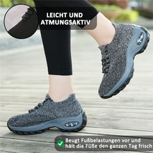 Lade das Bild in den Galerie-Viewer, draussenfeet strickschuhe 31540 grau
