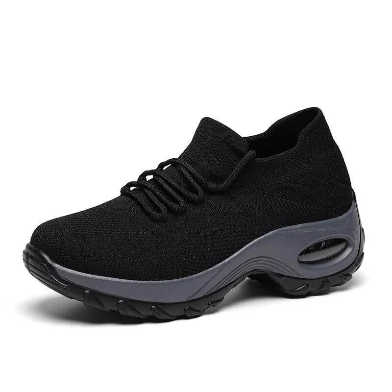 Damen Sportschuhe Mit Fliegenden Stricksocken, Lässige Laufschuhe