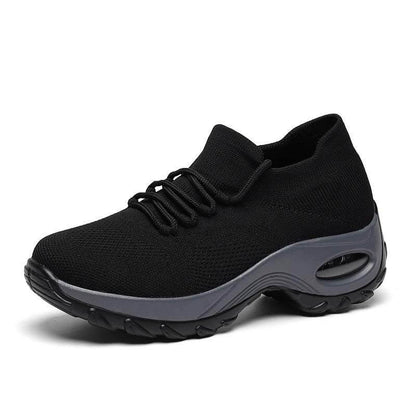 Damen Sportschuhe Mit Fliegenden Stricksocken, Lässige Laufschuhe